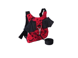 Mochila Infantil Anti perda com Guia Ajustável Vermelho XIAOMOYU