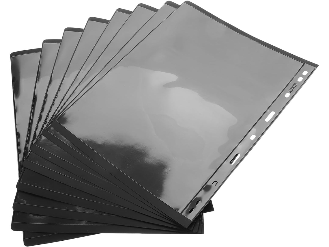 Sewacc Folhas De Rangement Para Timbres E Peças 10 Páginas Noires Destacáveis Proteção Sécurisée Para