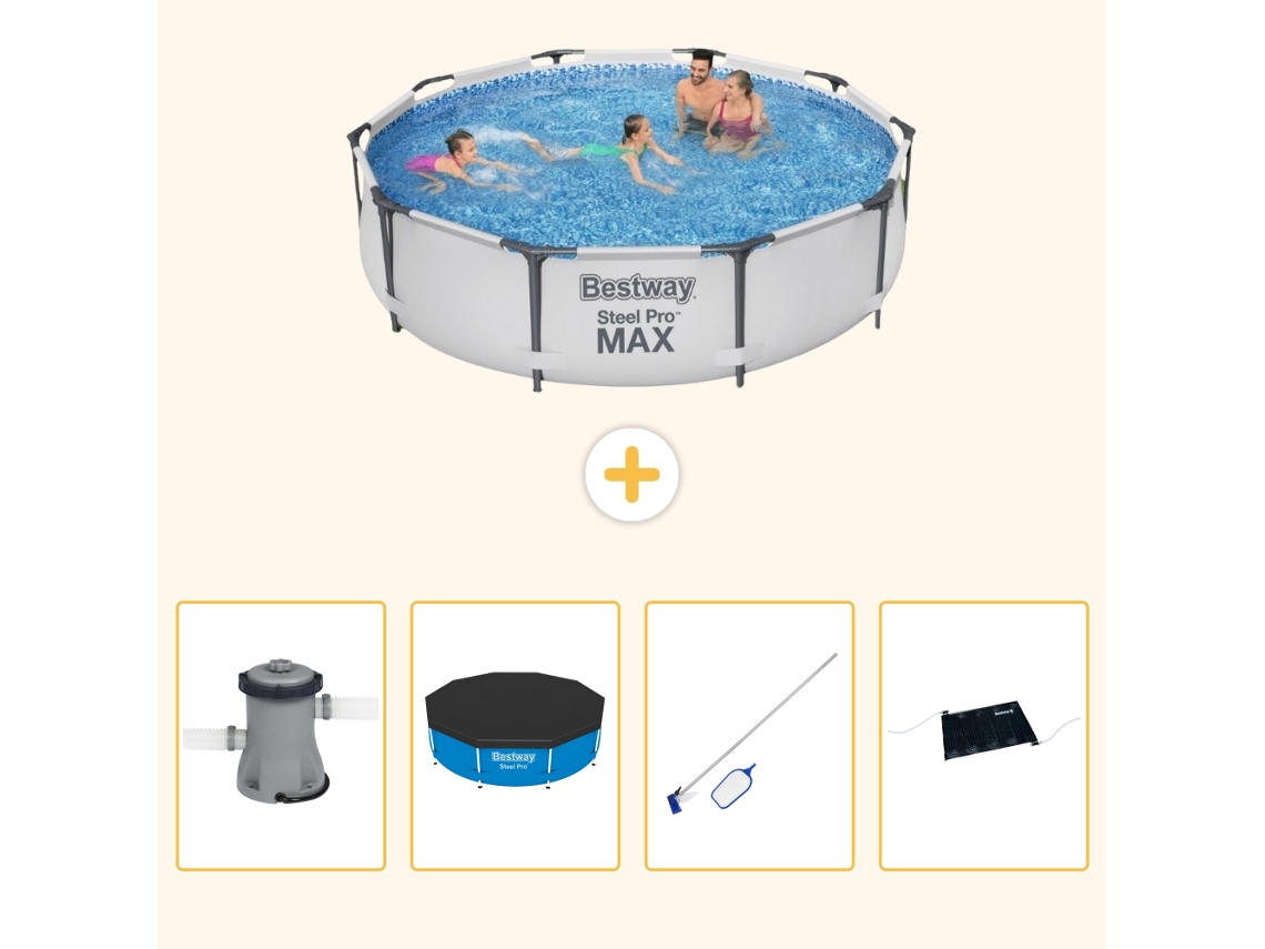 Bestway Piscina Bestway Steel Pro Max Redonda - 305x76 Cm - 7-peças S241