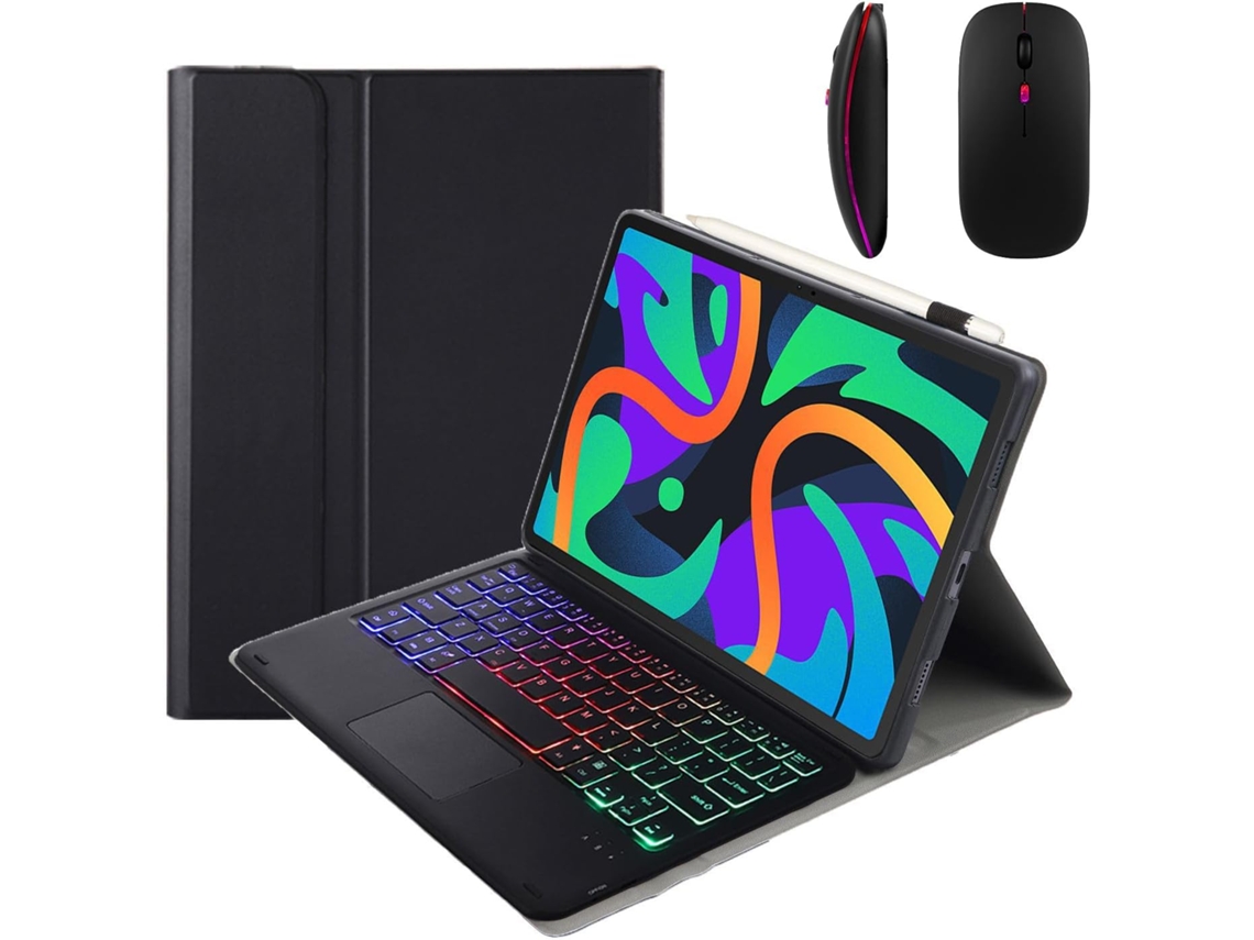 Capa Teclado ZRUXE para Lenovo Tab P12 Pro 12,6'' com trackpad retroiluminado | ZRUXE