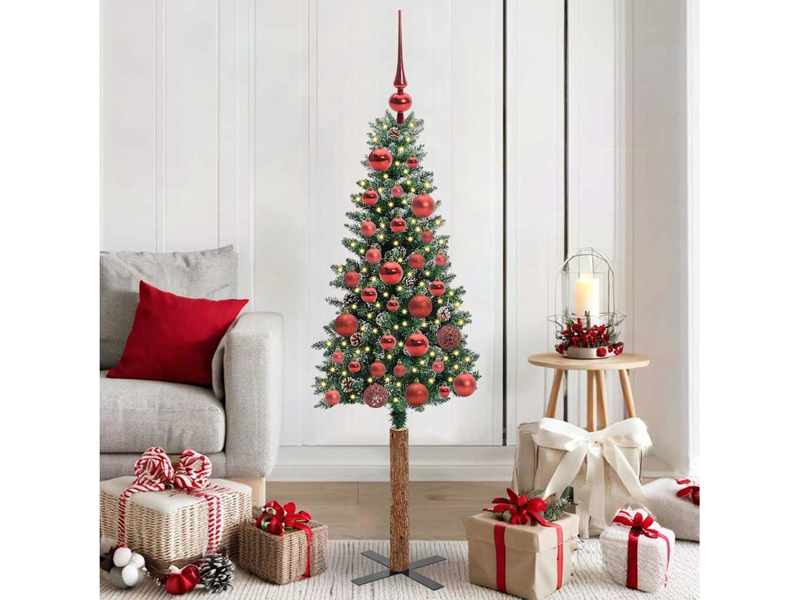 Vidaxl Árvore De Natal Slim Verde 150 Cm