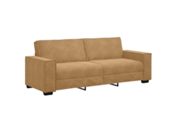 3-seater Sofa, 3-seater Sofas Vidaxl Marrom Veludo (n/a)