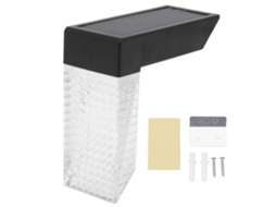 Rebe-luz De Escada Solar Led Em Forma De L Rgb Quente Ip65 Impermeável Para Patios E Escadas