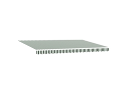 Toldo Retrátil Verde e Branco 500x300 Cm Poliéster e Aço MAISON EXCLUSIVE