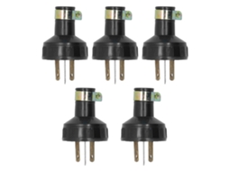 5 Peças Conector de 3 Pinos para Gerador S/MARCA