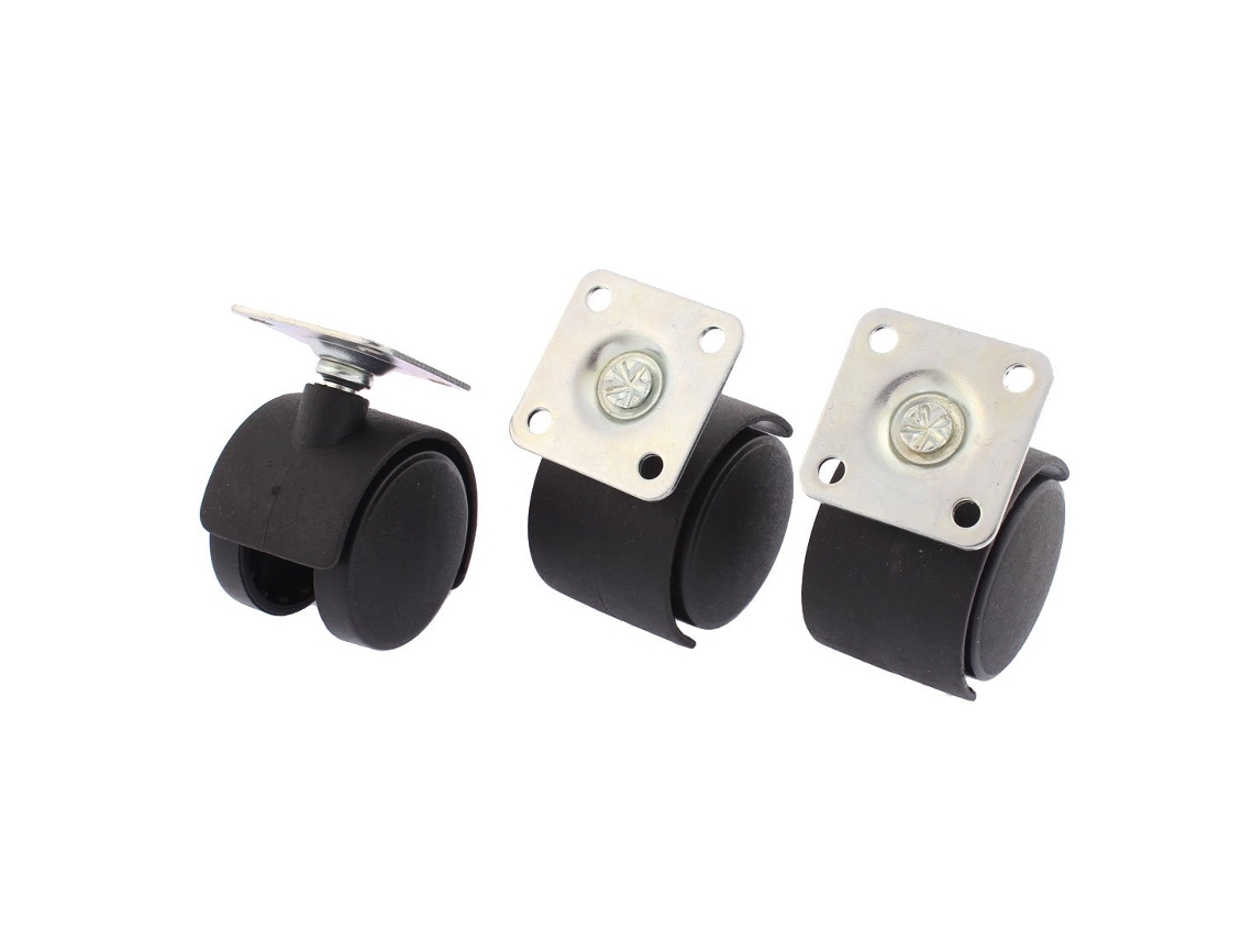 Giratório Para Móveis Aexit Com 3,8 Cm De Diâmetro, (3 Peças), Encaixe