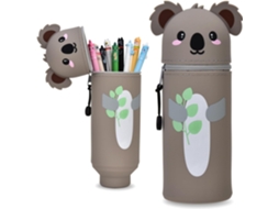 Porta Canetas, 5cm, com Zíper, Macio, Organizador, Silicone, Kawaii AQUAFORGE