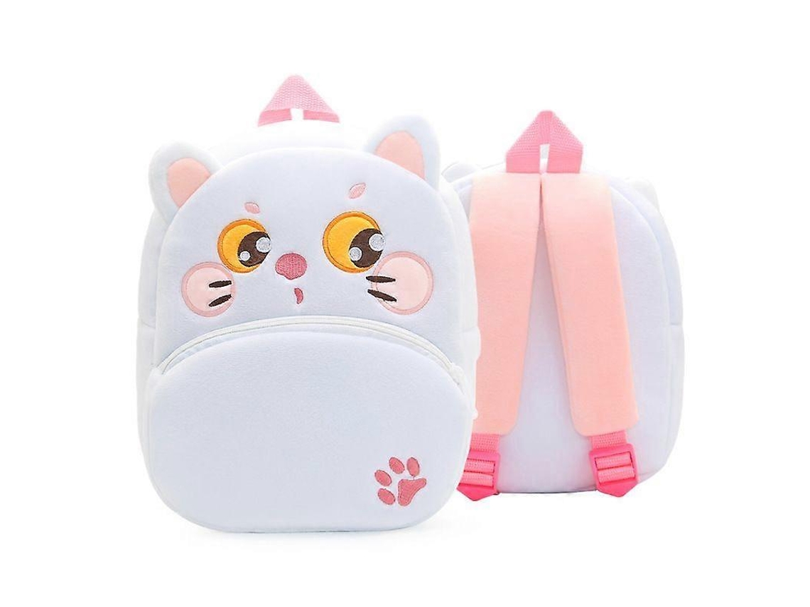 Mochila Pré-escolar, Unissex, Desenho Animado, Animais, Branco, Aulas
