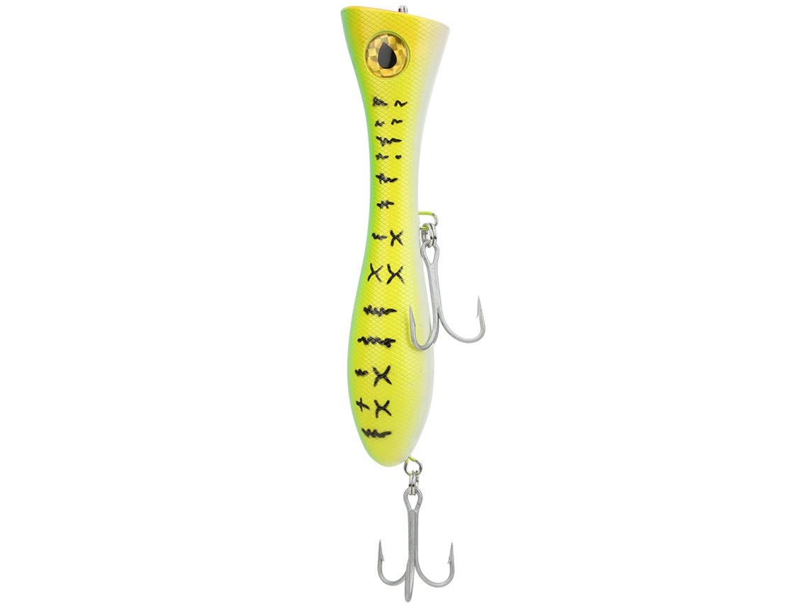 Large Popper Lure With Hooks And Rings, Saltwater Fishing Lure For Yellowfin Tuna, Tuna, And Marlin