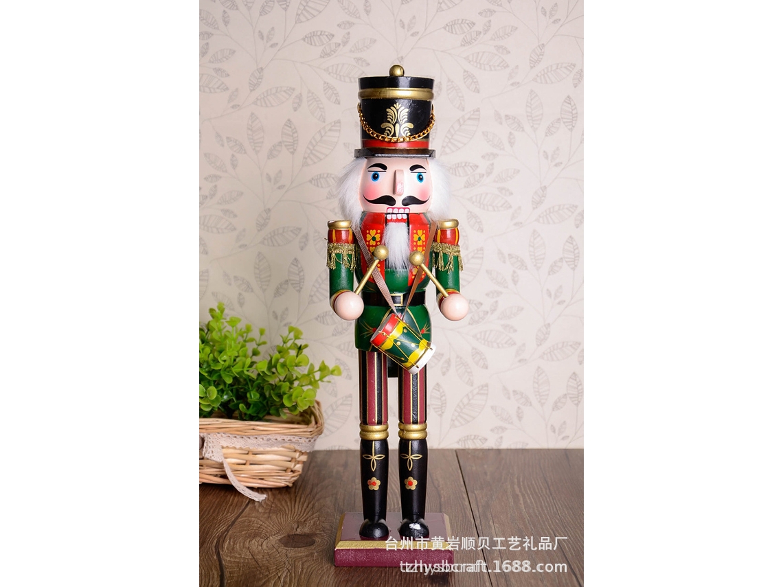 Brinquedo de soldado quebra-nozes com bateria, presente criativo