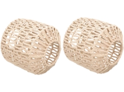 Conjunto de 2 Cúpulas Rústicas para Lustre, Estilo Fazenda, Design Redondo em Formato de Gaiola. SFUSHOS