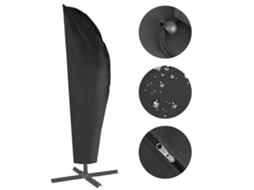 Capa Protetora Para Guarda Sol Deslocado 2 4m Proteção Contra Intempéries, Raios Uv E Vento 280x30/81/46cm Btforus