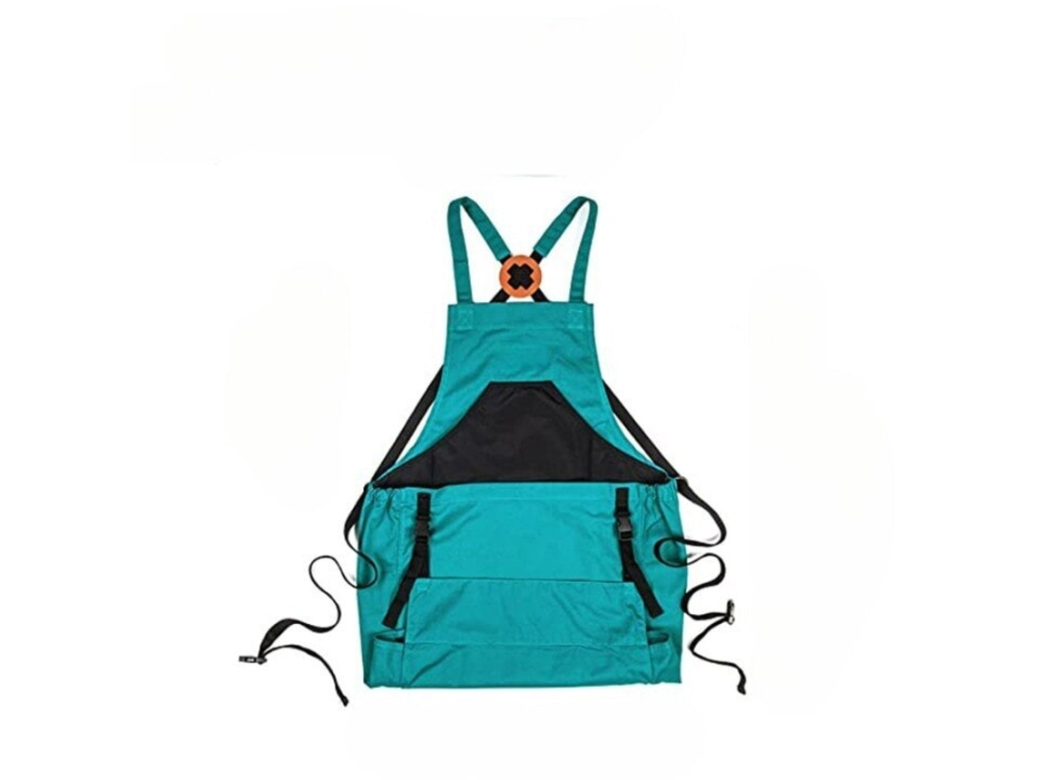 Bolsa Para Jardinagem, Alças Ajustáveis, Bolsos Grandes, Em Lona Oxford, 6050 Cm, Azul*