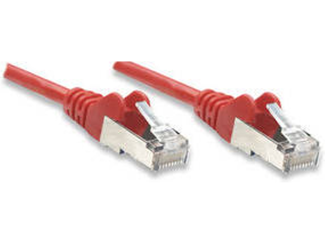 Cabo de Rede INTELLINET (RJ45 - 15 m - Vermelho)