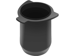 Tigela Dosadora Para Café Expresso De 53 Mm Para Medir Grãos De Café E Grãos De Café Moídos Em Alumínio, Serve Em 54 Mm, Preta Brilvibera