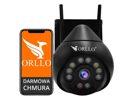Câmera Ip Exterior Z8 Pro Wifi Rotativa Cor Nocturna 4mp Orllo