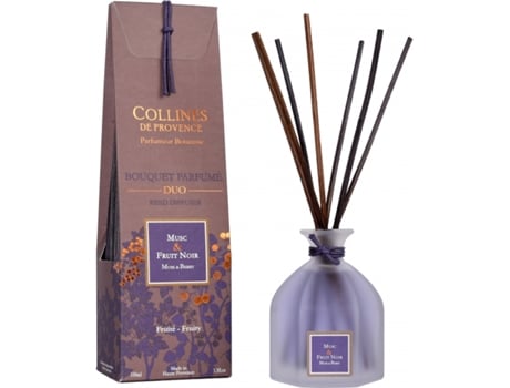 Difusor COLLINES DE PROVENCE Duos Musk And Berry 100Ml