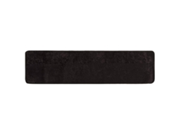 Conjunto 1 Tapete Runner Vidaxl Antracite Poliéster (50 X 450 Cm)