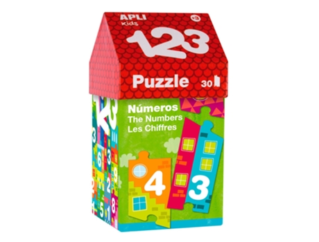 Puzzle 2D  Casita 123 (30 peças)