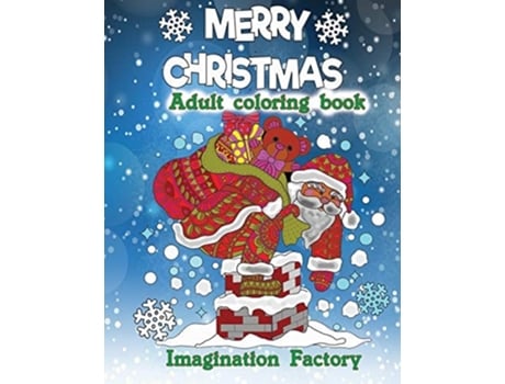 Livro Merry Christmas Adult Coloring Book De Imagination Factory (inglês)