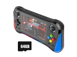 Console Portátil Retrô X8m GOKOCO com 64 Gb e 20000+ jogos, Tela IPS 4,5 polegadas