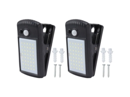 Luzes De Painel Solar Com Clipe, Ip65 À Prova Dágua, 2 Modos, Detecção Infravermelha, Clipes Para Ambientes Externos, Luzes Com S Aquaforge