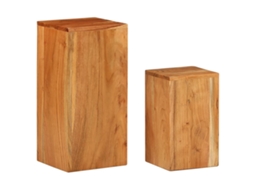 Plant Stand, Plant Stands Vidaxl Marrom Madeira De Acácia (n/a)