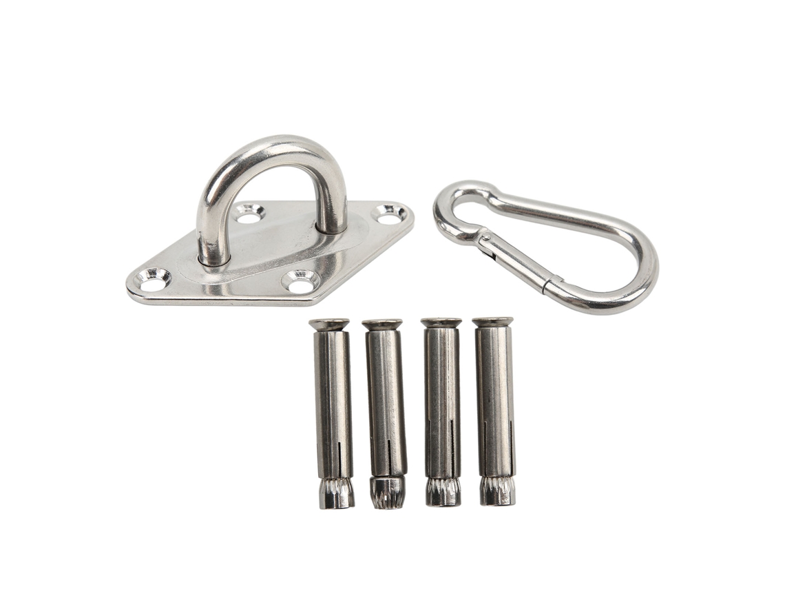 Junli kit para Pendurar Rede Deitado Aço Inox com Gancho