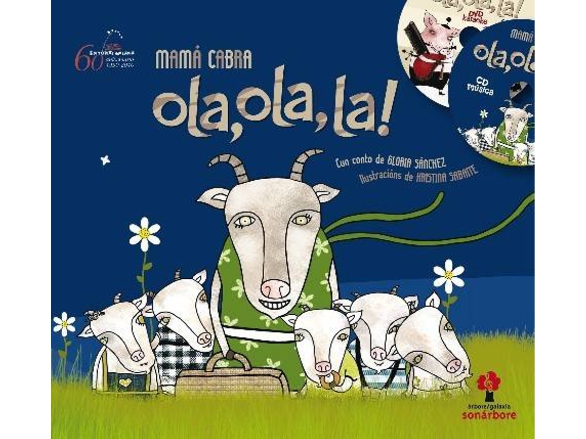 Livro Ola, Ola, La! de Mamá Cabra (Galego)