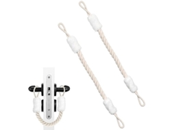 Corda De Porta - Proteção De Dedo - Ideal Para Crianças - Branco