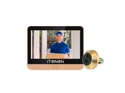 Câmera De Porta Sem Fio, Lcd De 4,3 Polegadas, Detecção De Movimento, Câmera De Porta