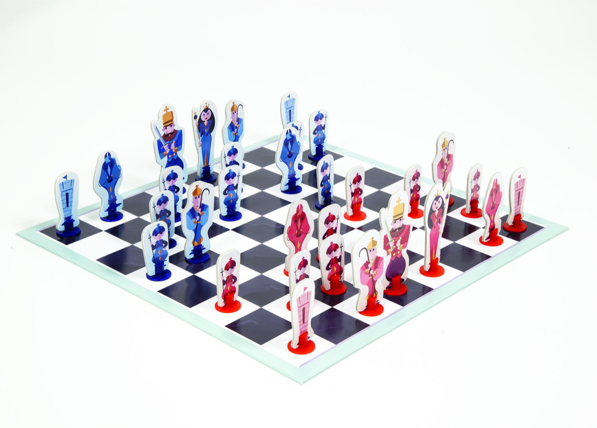 Jogo de Xadrez e Dama Olivo 634 - Jogos e brinquedos - WOOK