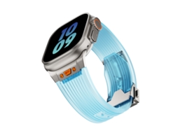Bracelete para Apple Watch 42/44/45/49mm (azul Transparente XIAOMOYU