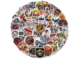 Adesivos Heavy Metal/Rock 50 Unidades