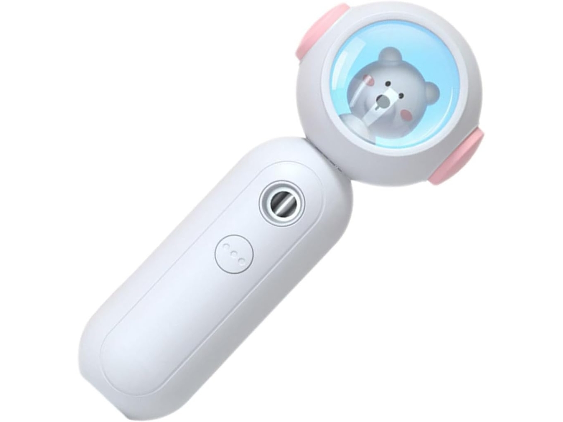 Umidificador Portátil Pequeno Com Função De Nano Spray E Design Compacto Simples, Feito Abs, Branco