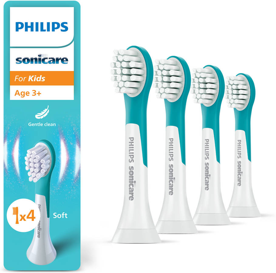 Recarga Escova Elétrica PHILIPS Kids 3+ HX6034/90 (4 Unidades)