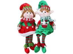 Boneco De Elfo De Natal Para Menino E Menina Traga Magia Festiva Para Sua Casa
