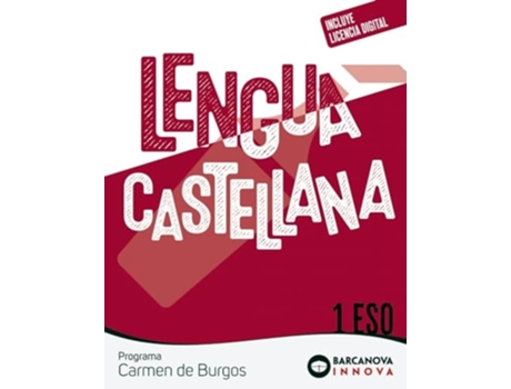 Livro Carmen De Burgos 1 Eso. Lengua Castellana Da Editorial Barcanova De Francisca Ezquerra E Eduardo Gimeno (espanhol)