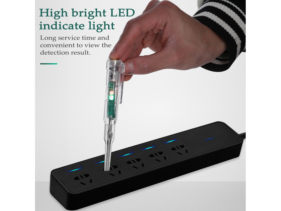 Kit De Testador De Voltagem Inteligente Laxiscreed Com Luz Led Potente Para Smartphones