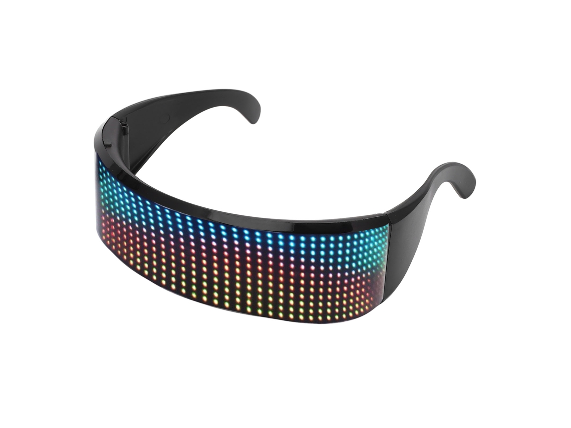 Óculos Led Laxiscreed Com Iluminação Rgb Personalizável E Controlo Bluetooth