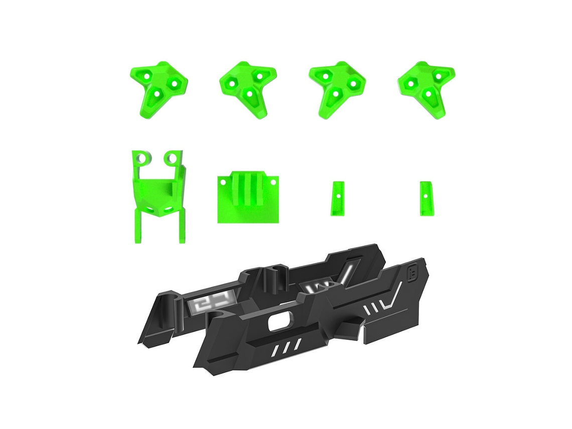 Kit de Peças Moldadas por Injeção em Tpu Branco para Drones de Corrida Fpv Sh Cineflow 5 / Cinelr 7 MDUG (iflight)