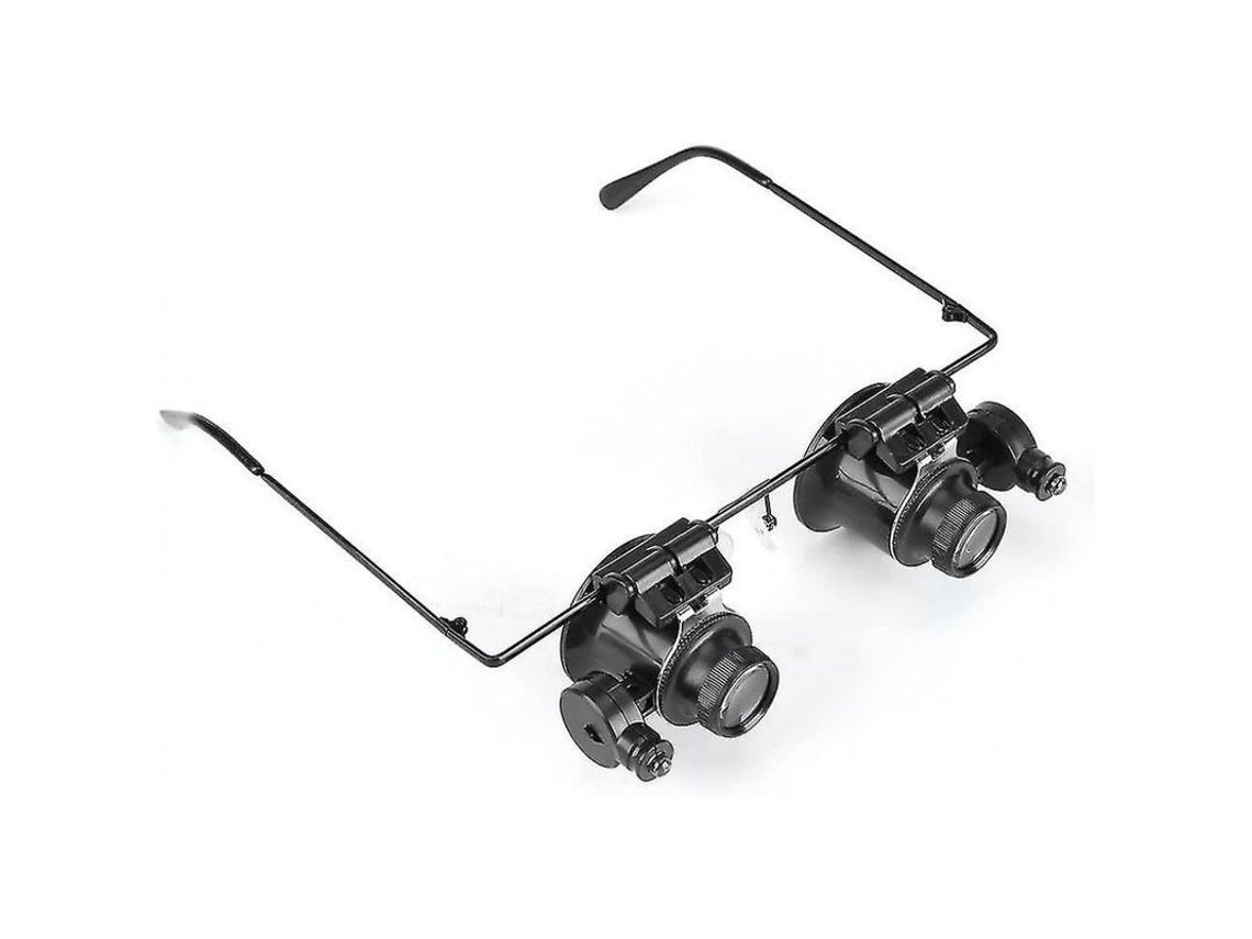 2026 lupa de Lentes Magnificadora 20x com Luz Led para Reparação de Relógios, Joias e Trabalhos Finos