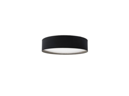 Plafon 96W Tania Madeira Preta/Cinza 14X60X60 Cm 7488Lm 3000K 4000K 6500K FABRILAMP