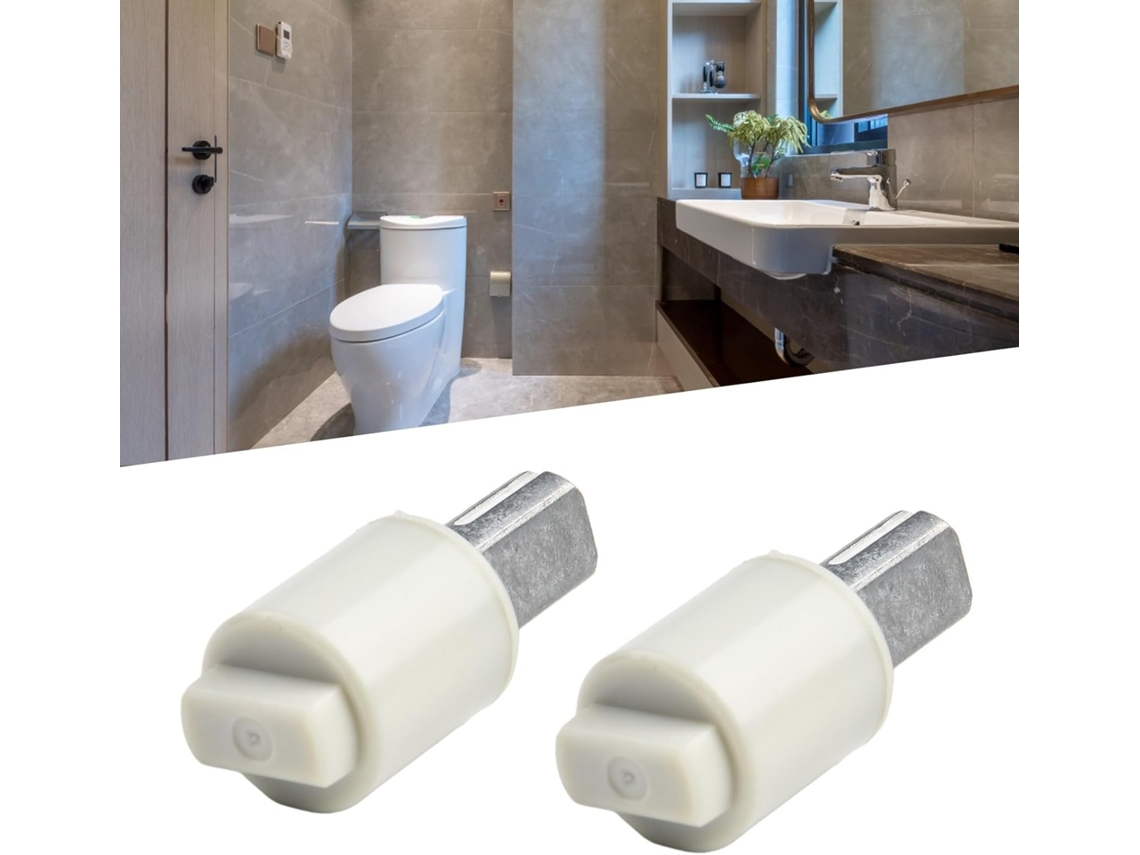 Conjunto De 2 Amortecedores Para Tampa Vaso Sanitário Com Fechamento Suave E Porta Lento, Liga De Zinco + Pbt, Preto