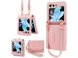 Lurelia Capa Para Samsung Galaxy Z Flip3 Rosa, Com Design Funcional, Proteção E Utilização Prática