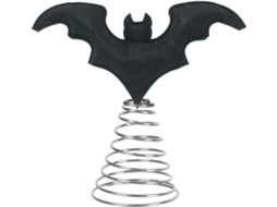 Enfeite De Árvore De Halloween: Morcego Decorativo Com Base De Mola |