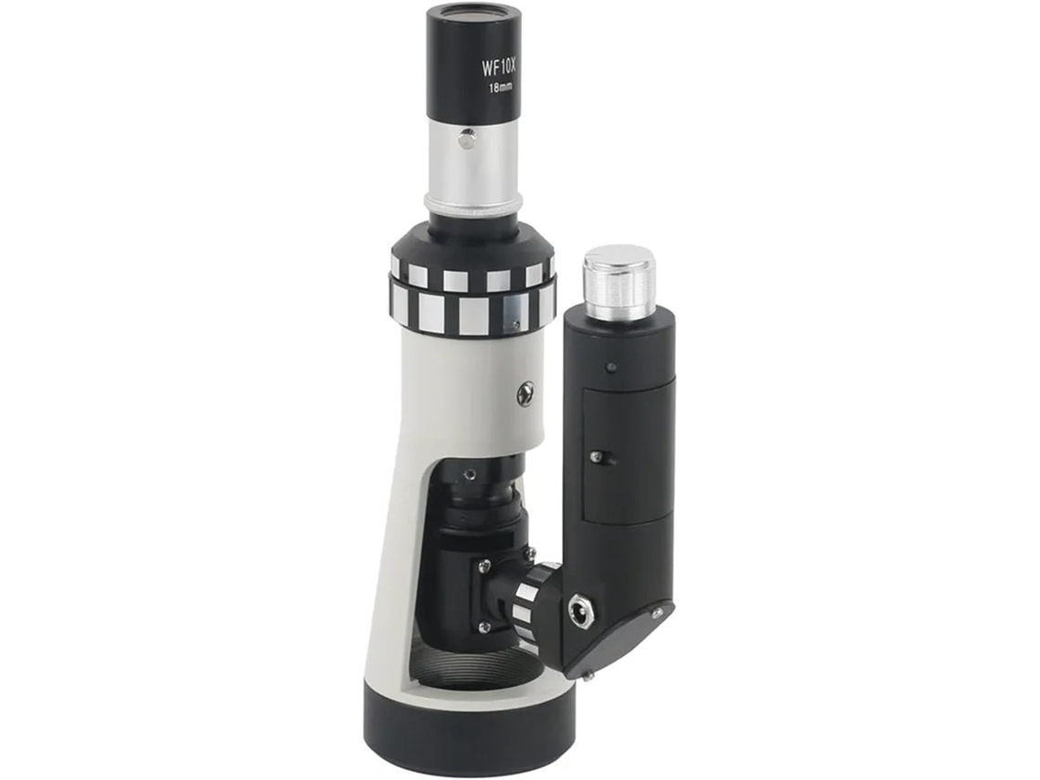 Microscópio Metalúrgico Portátil 500x, Mini Monocular Portátil, Objetiva Plana SFUSHOS