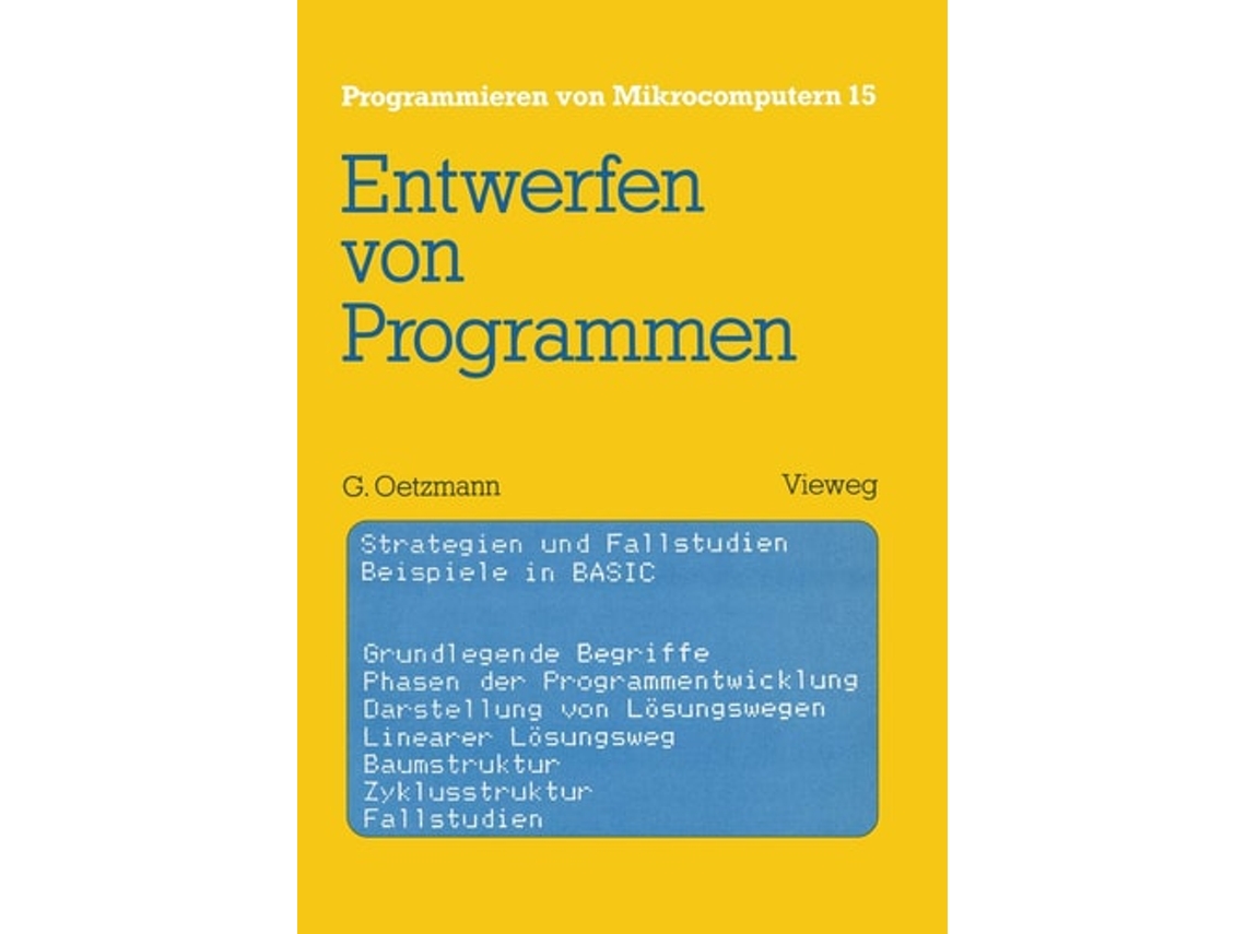Livro Entwerfen Von Programmen De Gerhard Oetzmann (alemão)