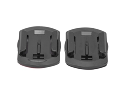 Base De Suporte Plana E Curva Plástico Preta Com Adesivo Dupla Face, Compatível Acessórios Para Câmeras Esportivas Sj9strike/sj9ma-aquaforge