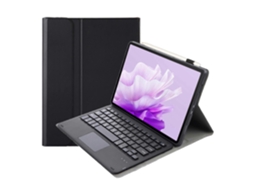 Capa De Couro Ultrafina E Destacável Com Teclado Bluetooth E Touchpad Para Tablet Huawei Matepad 11.5 S 2024 (ah20-a)